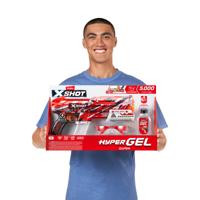 Blaster Hyper Gel - ZURU - X-SHOT Small Clutch - Automatisch en semi-automatisch - 1500 kogeltjes - Bereik 45 m/sec - thumbnail