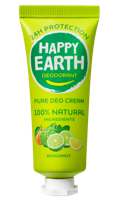 Happy Earth 100% Natural Deo Cream Bergamot - thumbnail