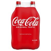 Frisdrank coca cola regular petfles 1.5 liter | 4 stuks - thumbnail