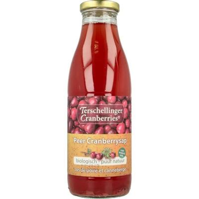 Terschellinger Peer cranberrysap bio 750 Milliliter Terschellinger Peer cranberrysap bio 750 Milliliter