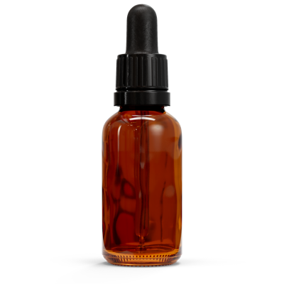 Glazen fles - Bruin (incl. varierende doppen)