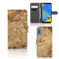 Samsung Galaxy A7 (2018) | Bookcase | Marmer Creme - thumbnail