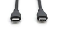 Digitus USB-C-kabel USB 2.0 USB-C stekker 1.00 m Zwart (mat) Uitstekende verouderingseigenschappen, Flexibel, Flexibele binnenader, Bestand tegen wisselende - thumbnail