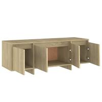 Tv-meubel 120x30x40,5 cm bewerkt hout sonoma eikenkleurig - thumbnail