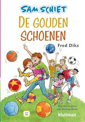 Kluitman Boek AVI M4 Sam Schiet Gouden Schoenen