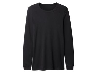 esmara Men Heren thermoshirt (Zwart, XL)