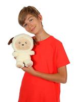 Hoody Pets Hondenknuffel - GIPSY TOYS - Crème, 24 cm - thumbnail