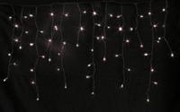 Koppelverlichting 230Volt kerstverlichting Ice Lights LED ijspegel verlichtingsset 100 lampjes, 2 meter x 0,7 meter, Warm-Wit en ZWARTE kabel LEDwin - Ledwin - thumbnail