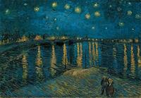 Clementoni Museum Collection Puzzel Van Gogh Starry Night 1000 Stukjes + Poster - thumbnail