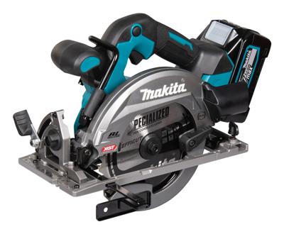 Makita HS012GD201 Accu-cirkelzaag Zaagdiepte 90° (max.) 57 mm Incl. 2 accus, Incl. lader, Incl. koffer 1300 W 40 V 2.5 Ah