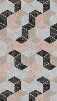 Livingwalls The Wall II - Grijs - 3D - 393191