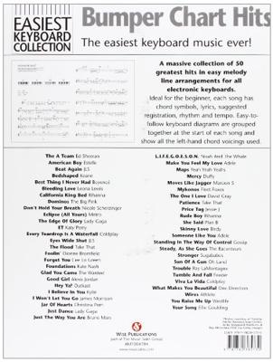MusicSales Easiest Keyboard Collection Bumper Chart Hits