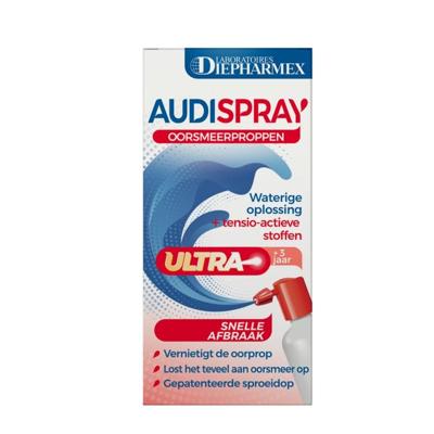 Audispray Ultra oorsmeerprop 20 Milliliter Audispray Ultra oorsmeerprop 20 Milliliter