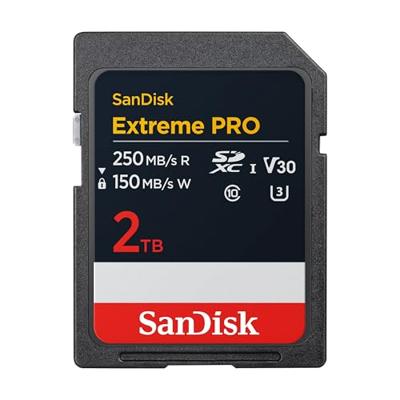 Sandisk Extreme PRO Geheugenkaart 2TB 250mb/sR 150mb/sW Sandisk Extreme PRO Geheugenkaart 2TB 250mb/sR 150mb/sW