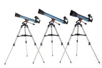 Celestron 22403 Inspire 100AZ Refractortelescoop met ingebouwde smartphone-adapter, Blauw - thumbnail