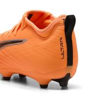 PUMA Ultra 6 Match Gras / Kunstgras Voetbalschoenen (MG) Kids Oranje Zwart Zilver - thumbnail