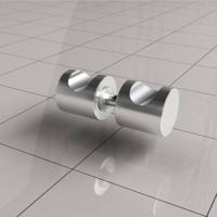 Losse Deurknop Type 4 Chroom Aqua Splash - thumbnail