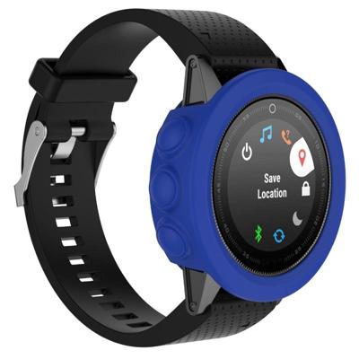 Effen kleur siliconen horloge beschermhoes voor de Garmin 5 / 5S / 5X(Blue) Effen kleur siliconen horloge beschermhoes voor de Garmin 5 / 5S / 5X(Blue)