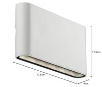 Nordlux Kinver 84181001 LED-buitenlamp (wand) LED LED vast ingebouwd 6 W Wit - thumbnail