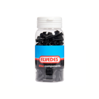 Elvedes Kabelhoedjes 4.3mm pvc sis zwart doos a 100 elv2025039 - thumbnail