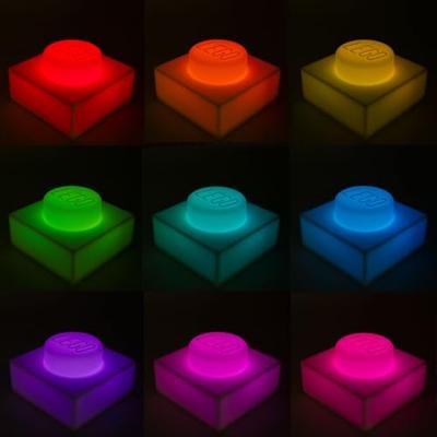 LEGO siliconen nachtlamp 1x1 plaat - thumbnail