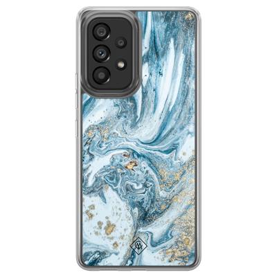 Samsung Galaxy A52 hybride hoesje - Marble sea