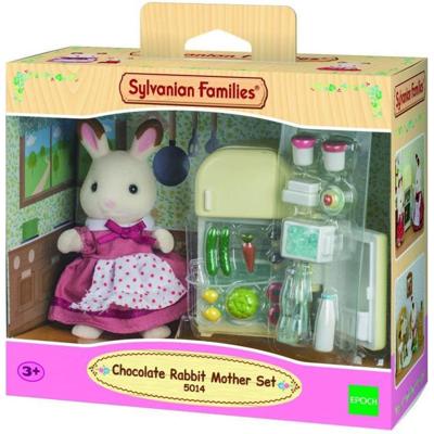 Actiefiguur Sylvanian Families Mom Rabbit Chocolate / Refrigerator
