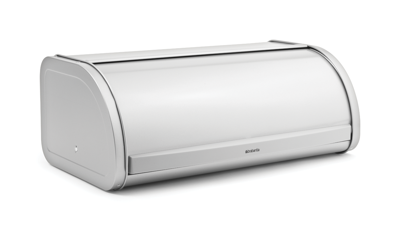 Brabantia Broodtrommel met Schuifdeksel 26.2x44.5x17.3 cm Metallic Grijs