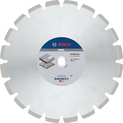 Bosch Accessoires Diamantschijf Best for Asphalt, 400x25.4x12mm - 2608603642