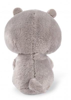 Nici knuffelnijlpaard Glubschis junior 25 cm pluche grijs