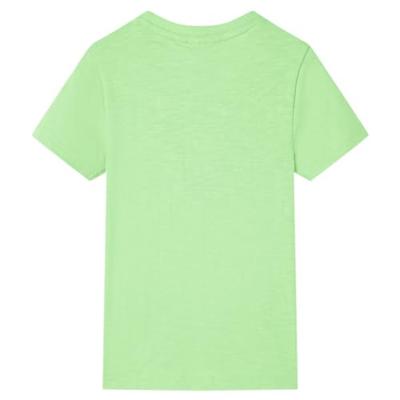 Kindershirt 92 neongroen
