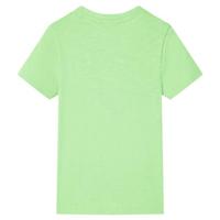 Kindershirt 92 neongroen - thumbnail