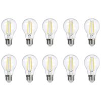 Sygonix SY-5275992 LED-lamp Energielabel E (A - G) E27 Peer 7.3 W = 60 W Warmwit (Ø x h) 60 mm x 104 mm Niet dimbaar 10 stuk(s) - thumbnail