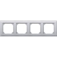 Merten 486460 Afdekking Frame System M Aluminium 1 stuk(s) - thumbnail