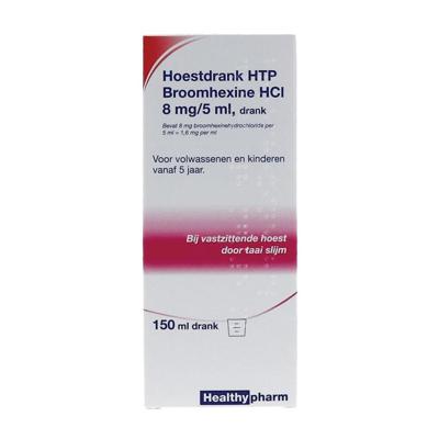 Healthypharm Hoestdrank Broomhexine HCI 8mg/5ml