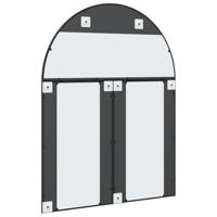 VidaXL Wandspiegel boog 100x130 cm ijzer zwart - thumbnail