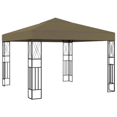 VidaXL Prieel 3x3 m stof taupe