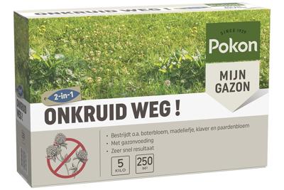 Pokon Onkruid Weg! 5kg voor 250m² Pokon Onkruid Weg! 5kg voor 250m²