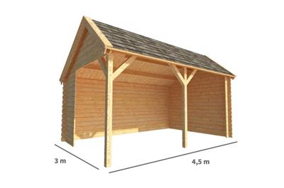 Overkapping Michelle-Zuzanna 450 cm bij 300 cm diep kapschuurdak Warentuin Collection - Warentuin collection Overkapping Michelle-Zuzanna 450 cm bij 300 cm diep kapschuurdak Warentuin Collection - Warentuin collection