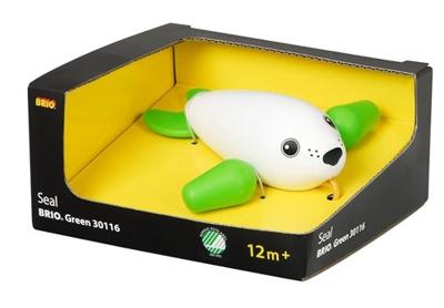 Ravensburger Brio zeehond trekfiguur van hout