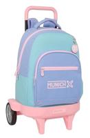 Schoolrugzak Munich Mellow Blauw Roze Hemelsblauw 33 x 45 x 22 cm - thumbnail