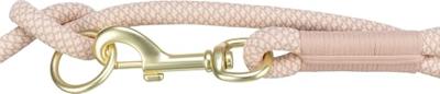 Trixie soft rope hondenriem verstelbaar roze / licht roze - thumbnail