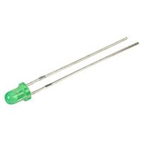 Kingbright Bedrade LED Groen Rond 3 mm 32 mcd 60 ° 25 mA 2.2 V - thumbnail