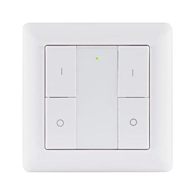 50134 SH ZB Wandtaster Doppelwippe On/Off/Dimm Paulmann Home Draadloze schakelaar Wit 50134 SH ZB Wandtaster Doppelwippe On/Off/Dimm Paulmann Home Draadloze schakelaar Wit