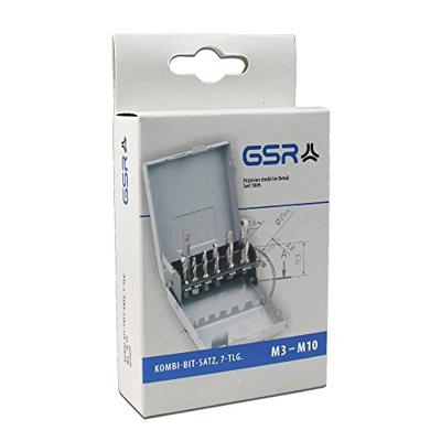 GSR 00708020 Schroefdraadsnijderset 7-delig Metrisch M3 - M10 DIN 3126 HSS-G 1 stuk(s)