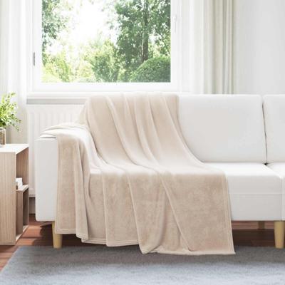 VidaXL Kleden 6 pcs beige 150 x 200 cm fleece