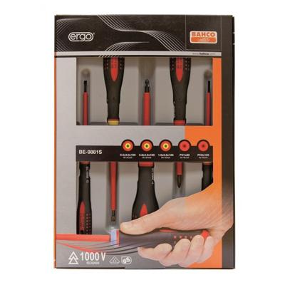 Bahco schroevendraaierset ergo 1000v 5-delig
