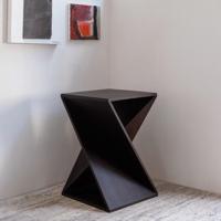 WOOOD Bijzettafel 'Ikem' Acaciahout, 41 x 41cm - thumbnail