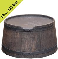 Garantia Voet voor Roto 120 liter bruin - thumbnail