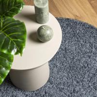 VidaXL Vloerkleed pamplona shaggy hoogpolig modern ø 120 cm blauw - thumbnail